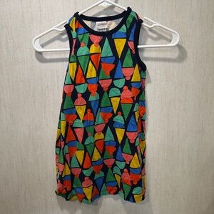 Hanna Andersson Colorful Geometric Pattern Sleeveless Dress